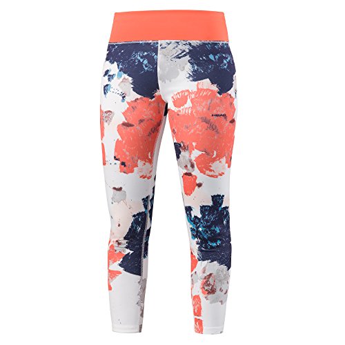 Head Vision Graphic 7/8 Pantalones de Tenis, Mujer, Blanco (Corail), S
