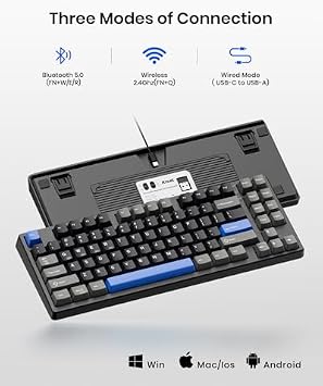 Kisnt KN85 & KN104 Wireless Mechanical Keyboard