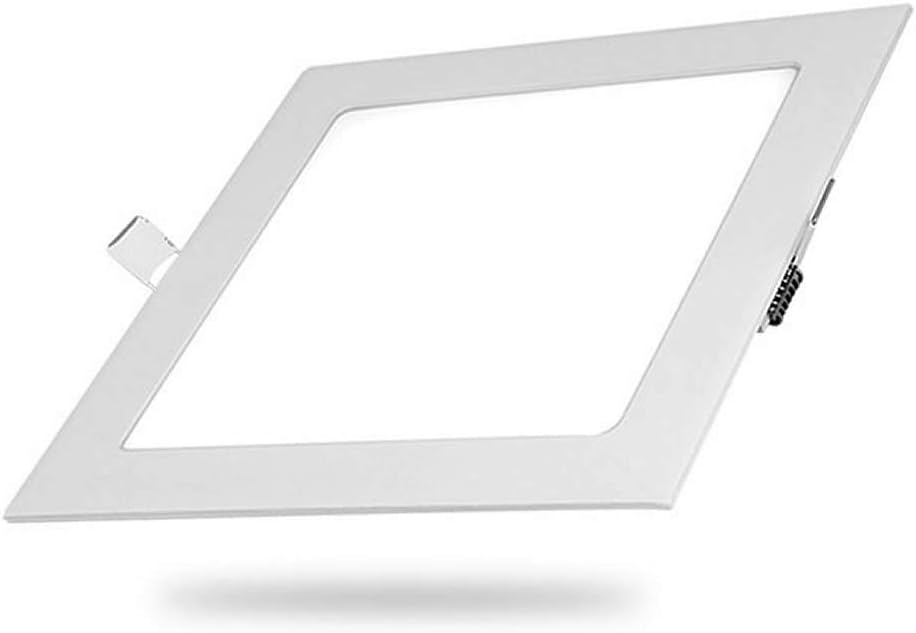 LED Panel Light Square LED Recessed Flush Mount Ceiling Lamp Flat Panel Down Light Ultra Slim Lamp Cool White 6500K 18W