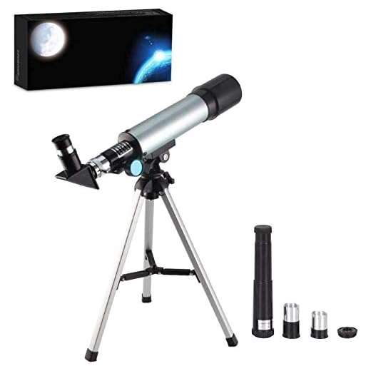 ASVIL Telescopio refractor 90X, observación de pájaros, observación de estrellas del cielo para adultos, telescopio de astronomía, mesa de exploración de la naturaleza, regalos Tpara niños, telescopio