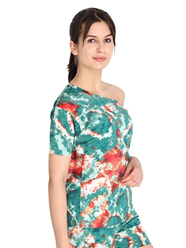 Image of CHKOKKO Women's Polyester Regular Fit Crop Top