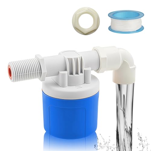 Robinet flotteur automatique pour réservoirs d'eau, raccord supérieur vanne de régulation de niveau d'eau réglable pour bassins à poissons, piscines,...