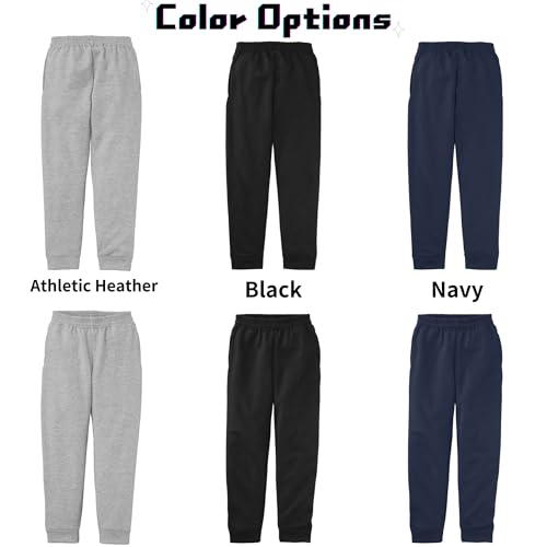 Personalized Youth Fleece Jogger - Design Your Own Image, Text, Photo Print (PC78YJ)4