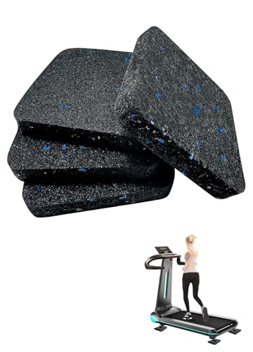 Lot de 4 tapis anti-vibrations, insonorisants, tapis de machine à laver, tapis de protection du sol, en caoutchouc, pour sèche-linge, meubles, armoires,...