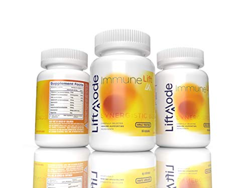 LiftMode ImmuneLift â€“ Supports a Healthy Immune System â€“ Strengthens Immune Defenses â€“ Balance & Support for Immune System - Vegetarian, Vegan, Non-GMO, Gluten Free â€“ 60 Capsules (30 Servings)