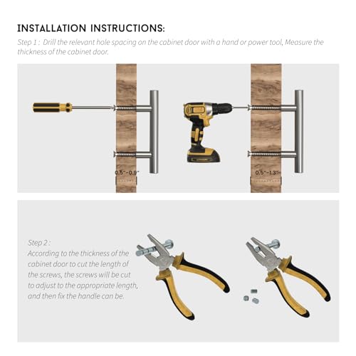 Image of Goldenwarm 15 Pack 3-3 /4in Brushed Nickel Finger Edge Pulls for Cabinets | Aluminum Alloy, Sliver Cabinet Handles, Edge Pulls for Cabinets, Nickel Handles, For Drawers, Dressers, Screws Included