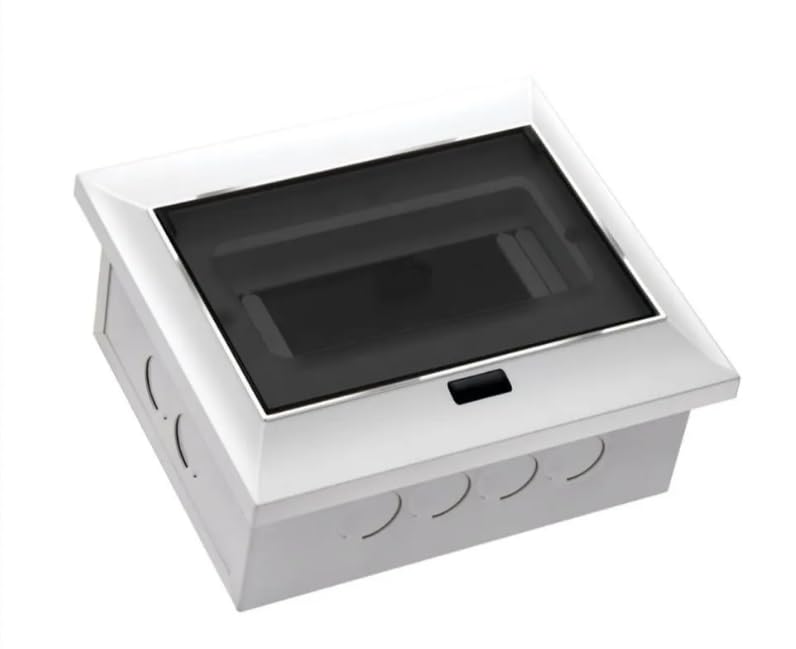 Push Button Distribution MCB Box Arrival Plastic Wall Plate (White and Black) Pack of 1 (8 WAY)