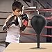 Desktop Punching Bag for Kids Adults Strong Resilience Boxing Ball with Stand PU Practicing Training Stress Relief Punching Bag, Black Boxing Ball with Stand Boxing Bag Stress Relief Punching B