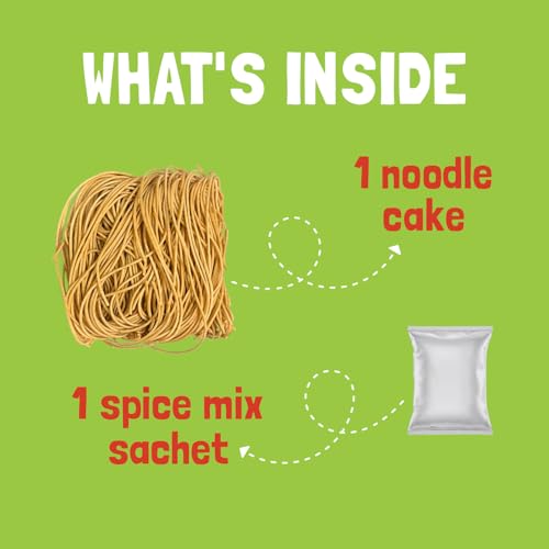 Image of Slurrp Farm No Maida Millet Hakka Noodles | Mild Masala | Perfect for Tiffins | Mealtime Favourite | Serves 2 (96 gms)
