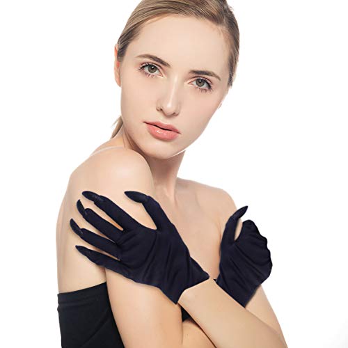 2 pares de luvas para fantasia de Halloween da Artibetter com unhas arranhadas e unhas para fantasia
