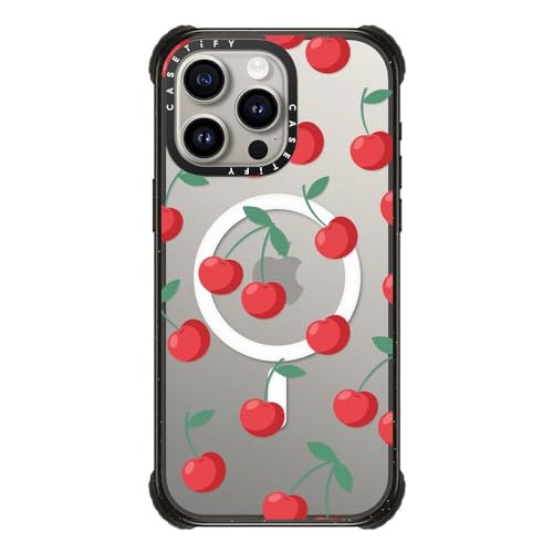 Coque iPhone 15 Pro Max CASETiFY à motif cerises pour le quotidien et les sorties