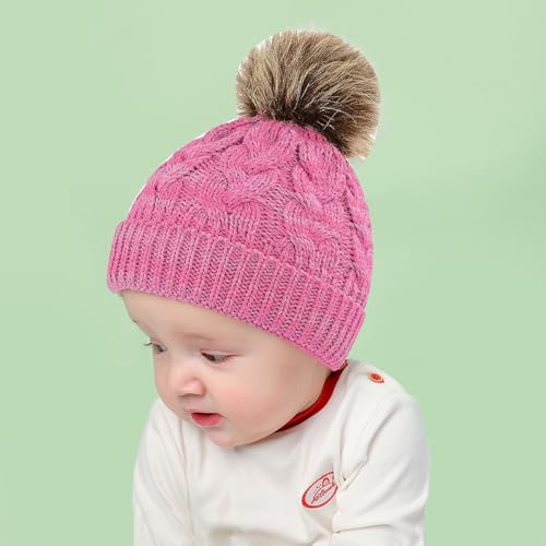 Baby Beanie Hat, Infant Newborn Toddler Winter Warm Knit Cap for Little Boys Girls, Winter Warm Hat3