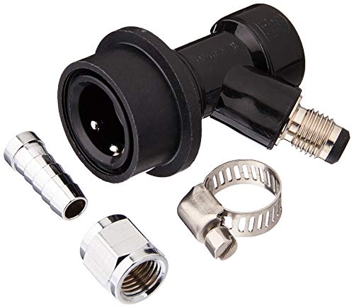 The Weekend Brewer MFL Ball Lock Liquid Disconnect, 1/4", Black