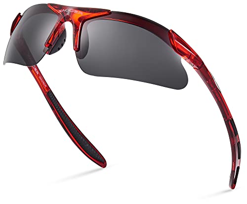 Image of Kids Youth Polarized Sports Sunglasses for Boys Girls Baseball Softball Glasses TR90 Frame
