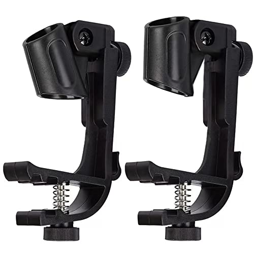 Cagero Adjustable Drum Microphone Clips Rim Snare Mount Clamp Holder Gear Studio,Drum Microphone Clip Adjustable Drum Microphone Mount Clamp (Pack Of 2) #TOP2
