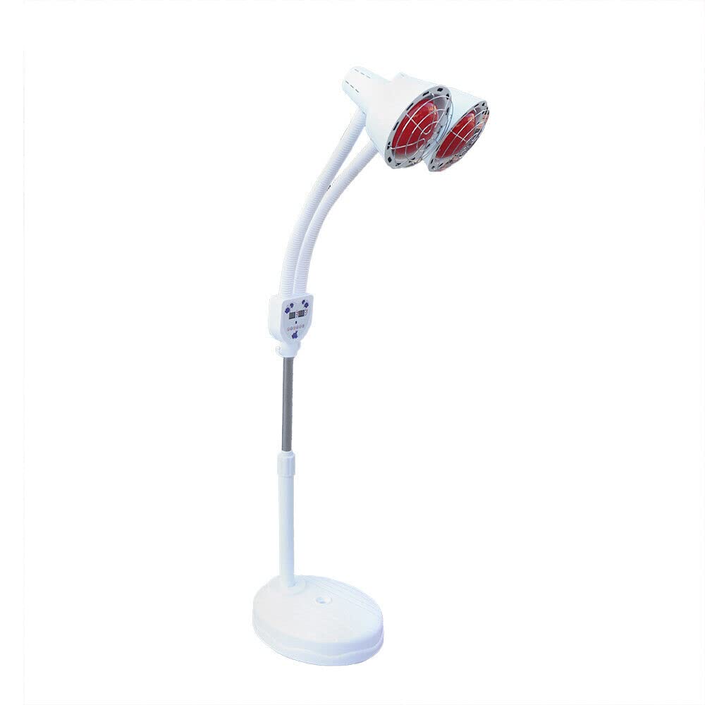 Lampe à Infrarouge ThermothéRapie Chauffante 275W Lampe Infrarouge Projecteur Lampe Chauffante LumièRe Rouge Lampe Soulage La Douleur Et La Fatigue