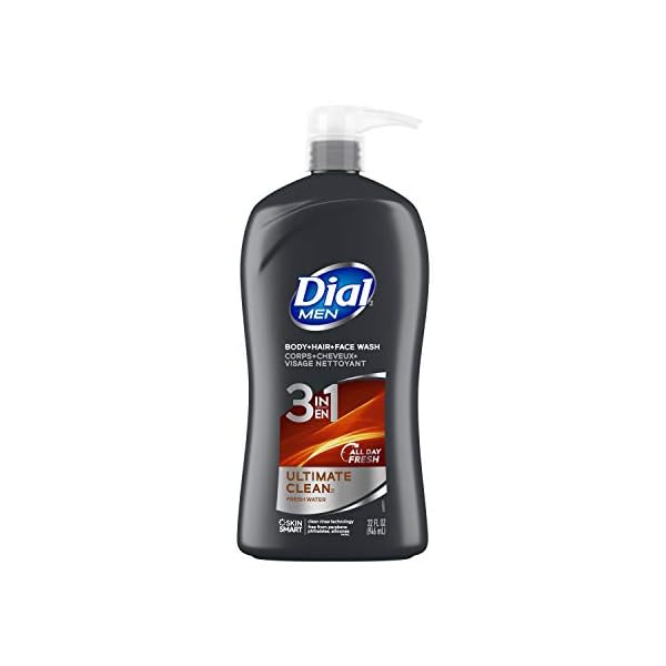 Dial-Men-3in1-Body-Hair-and-Face-Wash-Ultimate-Clean-32-fl-oz Dial Men 3in1 Body, Hair and Face Wash, Ultimate Clean, 32 fl oz
