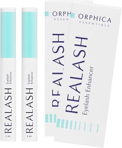 ORPHICA Realash Acondicionador De Pestañas 3 ml, Paquete de 2 - Serum Pestañas Crecimiento, Suero Fortalecedor y Engrosador de Pestañas Largas - Tratamiento Eyelash Growth Serum