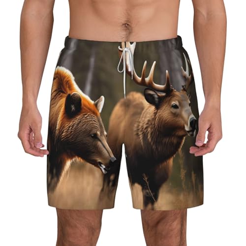 Bañador para hombre transpirable y de secado rápido con diseño Wildlife