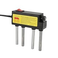 Wasserelektrolyseur, Schneller Wasserqualitätstester, Wasserelektrolyseur-Tester mit 4 Test-Metallstäben, Tragbarer Digitaler Wassertester, Wasserqualitäts-Elektrolyseur für zu