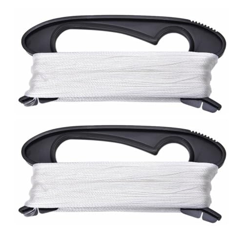 HAMKU 200M Enrollador De Cometas para Cuerda De Cometa Cuerda de Cometa Cuerda de Cometa con Tabla de bobinado Negra Piezas de Repuesto para Cometas Carrete de dragón Accesorio para Exteriores