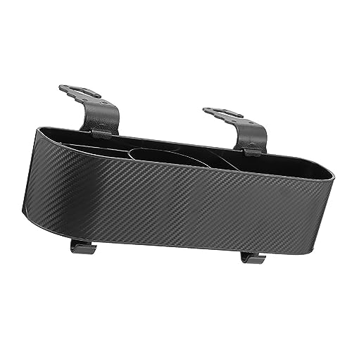 Riloer Storage Holder, 1 PC Car Seat Back Storage Box, Backseat Organizer Compatible with Various Vehicles 11.61 * 3.11 * 3.03 Inch (Black)