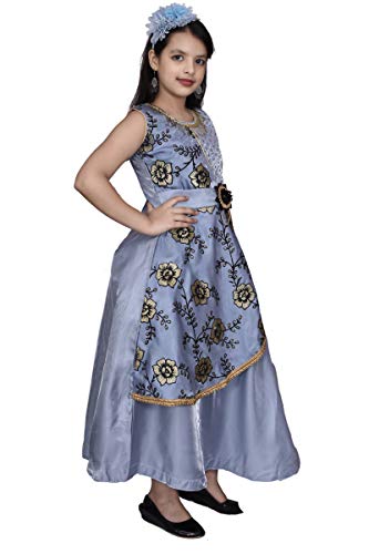 Image of M.B. Fashion Satin Frock Dress for Girls