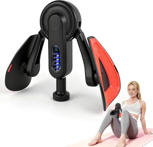 Image of Thigh Trainer Kegel Exerciser for Men, Pelvic Floor Exercise Devices with Leg Straps, 360Inner Thigh Exerciser, Adjustable Resistance 0-135 Lbs & Smart Display (Time /Cal /Rep /Count(Pelvis Trainer)