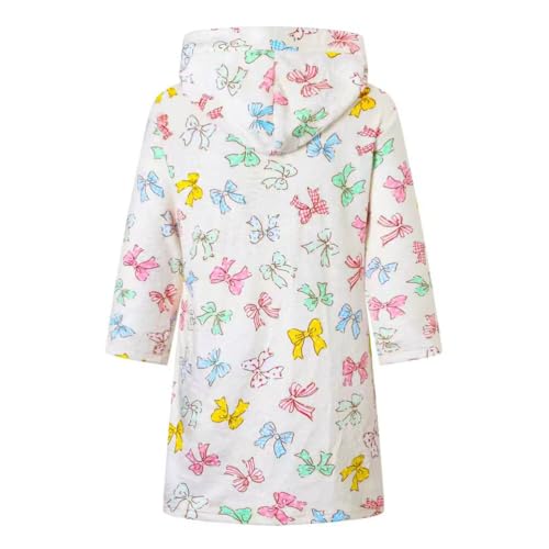 Image of Boys Girls Bathrobes,Toddler Boy Girl Robes,Children's Plush Soft Coral Fleece Hooded Pajamas Sleepwear for Kids