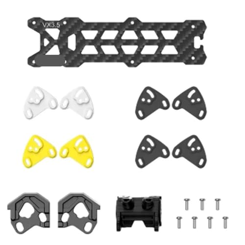 �t���[���L�b�g O4 Pro VX3 VX3.5 RC FPV �t���[�X�^�C�� ���[�V���O �h���[���ɓK��(VX3.5 Black)