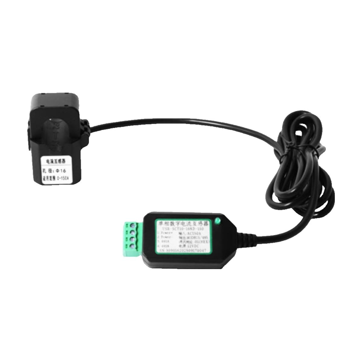 Transformateur de courant lecture DLT645 vers Modbus RS485 SCT10 - 2