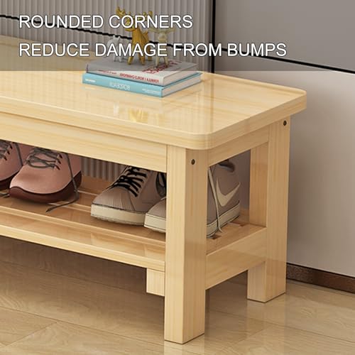 Banc à chaussures en bois massif : créez une entrée chaleureuse et ordonnée
