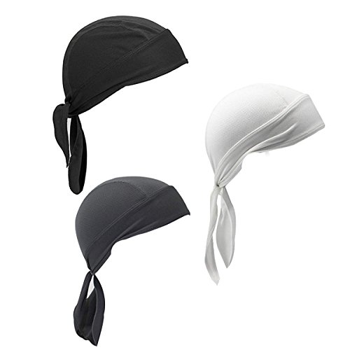 Netursho Sweat Wicking Beanie Cap Skull Cap Outdoor Head Wrap for Men