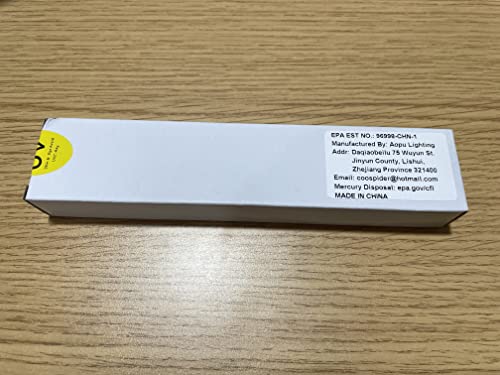 Image of Coospider 9W HAVC UV Light Bulb,Replacement Sanitizer UVC Bulb for AC System, G23 2 Pin UVC Bulb for AC Duct.110v