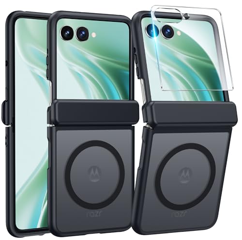 Image of FNTCASE for Motorola Razr Ultra 2026 Case: Moto Razr Ultra 2025 Case [Hinge Protection] Translucent Matte Cases [Compatible with Magsafe] [Screen Protector] Military Grade Shockproof Protective Cover