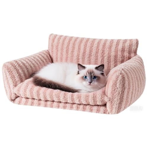 Hollypet Fluffy Double-Layer Cat & Dog Bed 25x20x13 inch