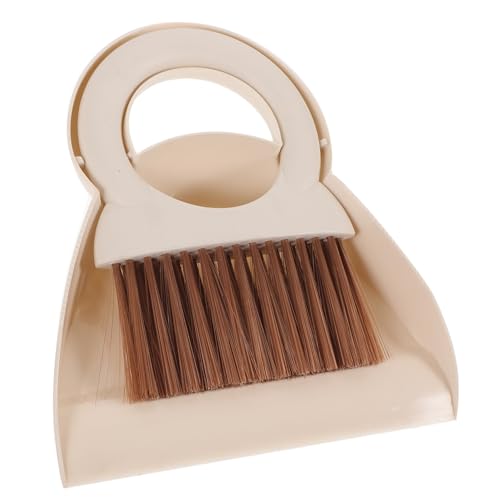 FOMIYES 1 Set Office Desktop Cleaning Kit Home Accessory Multi-Function Mini Dustpan Multi-Function Small Broom Small Broom Dustpan Kit Small Broom and Dustpan Mini Dust Pan Hand Brush