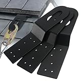 Roof Safety Anchor, Permanent Roof Anchors for Wood Roofs, Use With Roofing Harness, Safety Ropes, Other Roof Safety Equipment (3 Pack)