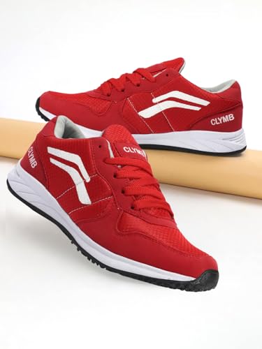Image of CLYMB Men's Saga-1 Mesh Lace's Up Walking /Outdoor /Gym & Traning /Running Sports Shoes