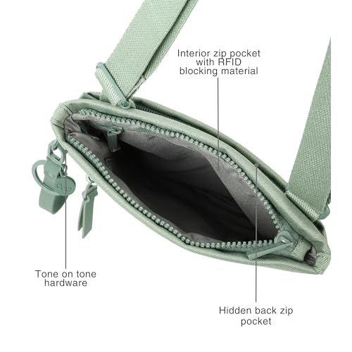 Image of Hedgren, Leonce Crossbody Bag (Lily Pad Jean)