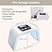 Led-Face-Tool，LED Light Therapy Facial Mask，7 in 1 Beauty Equipment for Skin Care at Home