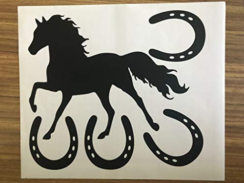 Vinilo Decorativo Stickers de Pared Caballos y Herraduras miniatura 7