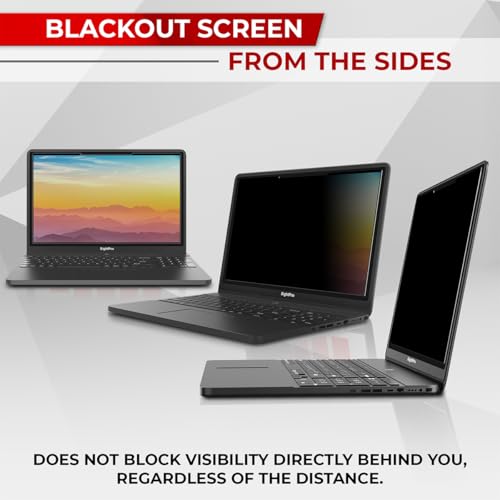 SightPro Magnetic Laptop Privacy Screen 14 Inch 16:10 - Patented Removable Laptop Privacy Filter Shield and Protector