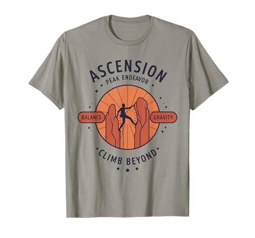 Abbraccia lo spirito dell'avventura con questo design accattivante. Che tu stia scalando nuove vette o sognando la tua prossima salita, lascia che ispiri il tuo viaggio.