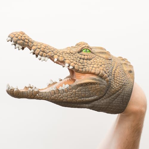 Wild Thingz Hand Puppet - Crocodile, Medium - Image 4