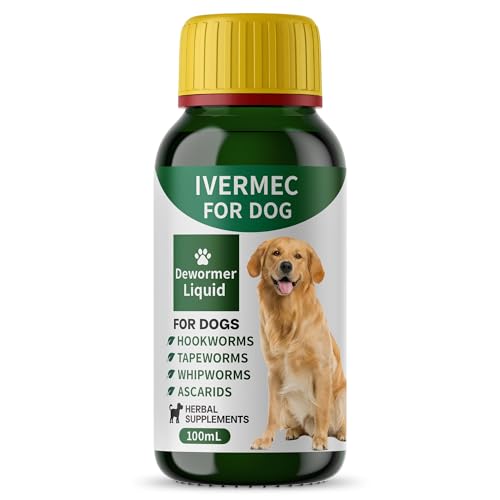 QIFEISHANKA lvermect Dewormer Liquid for Dogs
