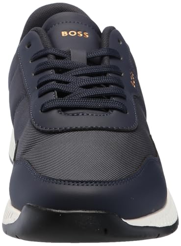 Image of BOSS Men's Leather Mix Low Top Sneaker