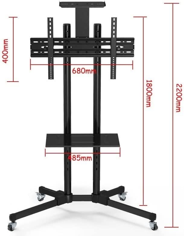 Soporte Universal de TV con Ruedas y Ajustable 32"-65" miniatura 2