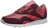 Reebok Women's Classic Nylon Casual Shoes, Maroon/Rose Dust/Red, 5.5 M US
