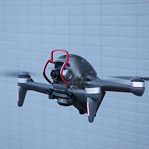 Prodrocam Drohnen Stoßstange Schutzstange für Gimbal und Kamera für DJI FPV Antikollisions im Flug Drohnenzubehör (Rot) – Bild 8